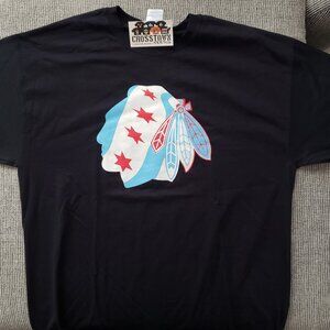 Vintage Chicago Blackhawks Tee Shirt  NEVER WORN